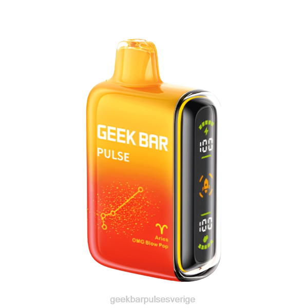 Geek Bar Mini - Geek Bar Pulse 15k engångsvape 44L043 aries omg blow pop