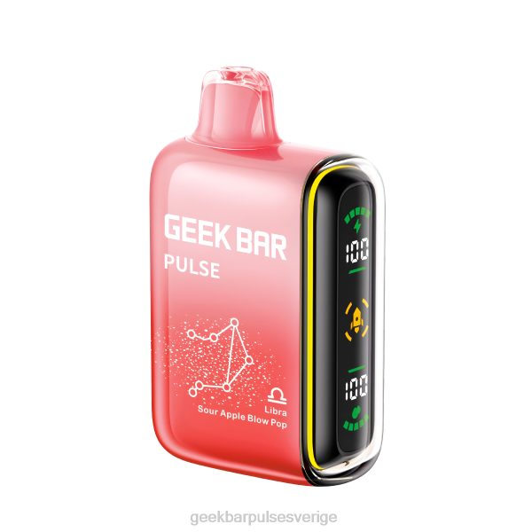 Geek Bar Mini - Geek Bar Pulse 15k engångsvape 44L053 libra sura äpple blåsa pop