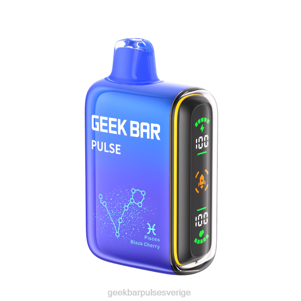 Geek Bar Price - Geek Bar Pulse 15k engångsvape 44L058 fiskar svart körsbär