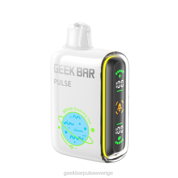 Geek Bar Price - Geek Bar Pulse 15k engångsvape 44L068 vit gummiaktig is