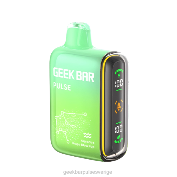 Geek Bar Pulse Sverige - Geek Bar Pulse 15k engångsvape 44L042 aquarius druvblåsa
