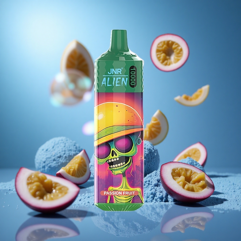 JNR Alien 10000 Puffs 20ml E-vätska Passionfrukt 850mAh Batterikapacitet partihandel Sverige