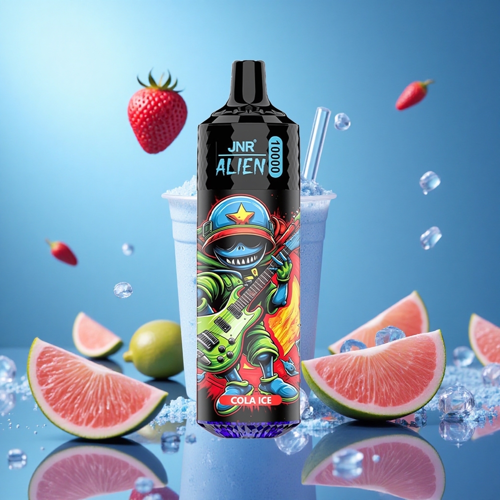 JNR Alien 10000 Puffs 850mAh Batterikapacitet 20ml E-vätska Cola Is partihandel Sverige