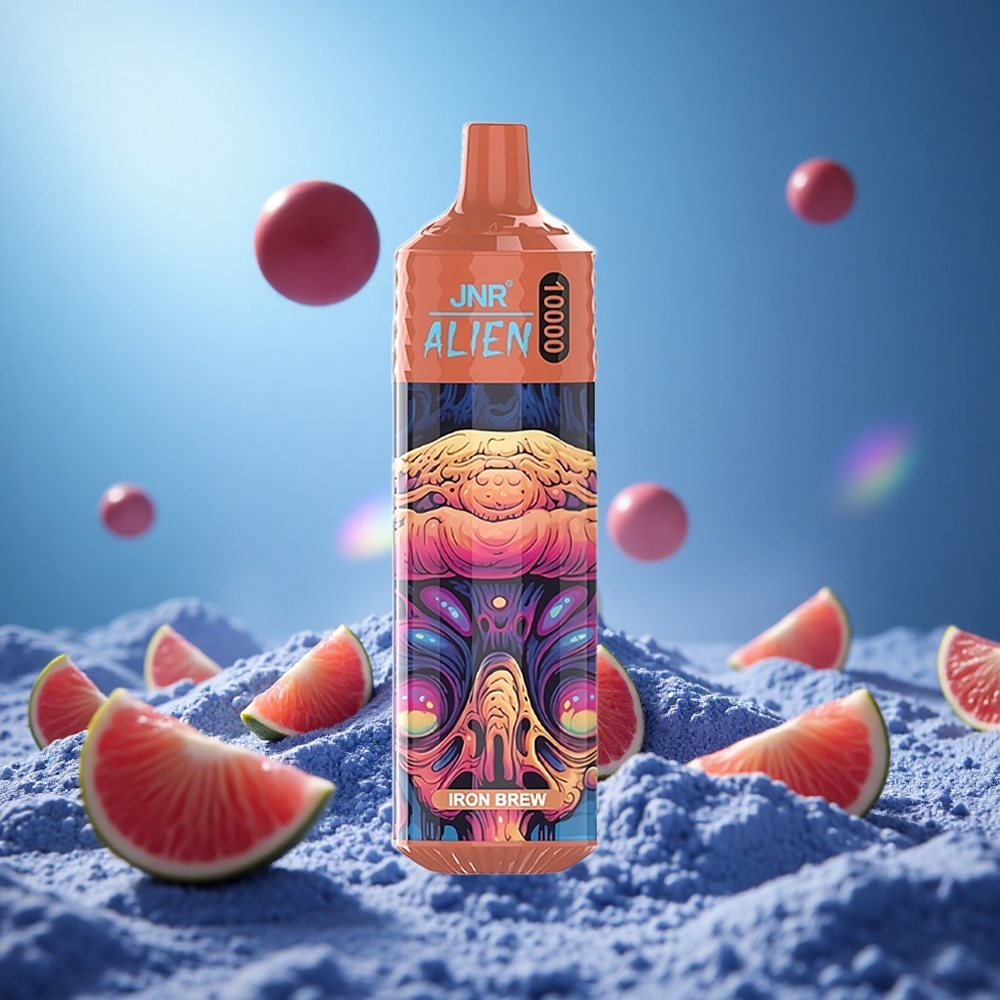 JNR Alien 10000 Puffs 850mAh Batterikapacitet 20ml E-vätska Järnbrygd partihandel Sverige