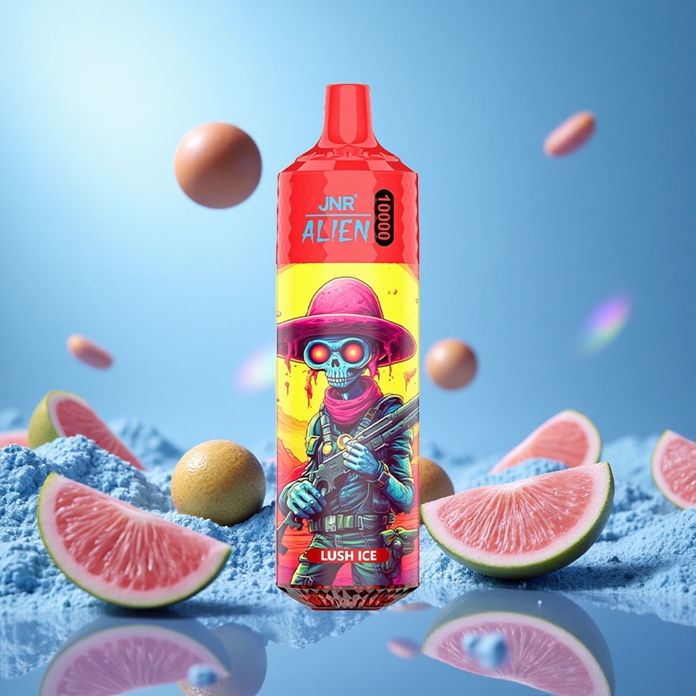 JNR Alien 10000 Puffs 850mAh Batterikapacitet 20ml E-vätska Lush Is partihandel Sverige