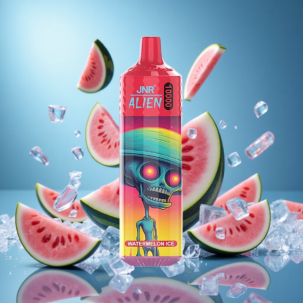 JNR Alien 10000 Puffs 850mAh Batterikapacitet 20ml E-vätska Vattenmelon Is partihandel Sverige