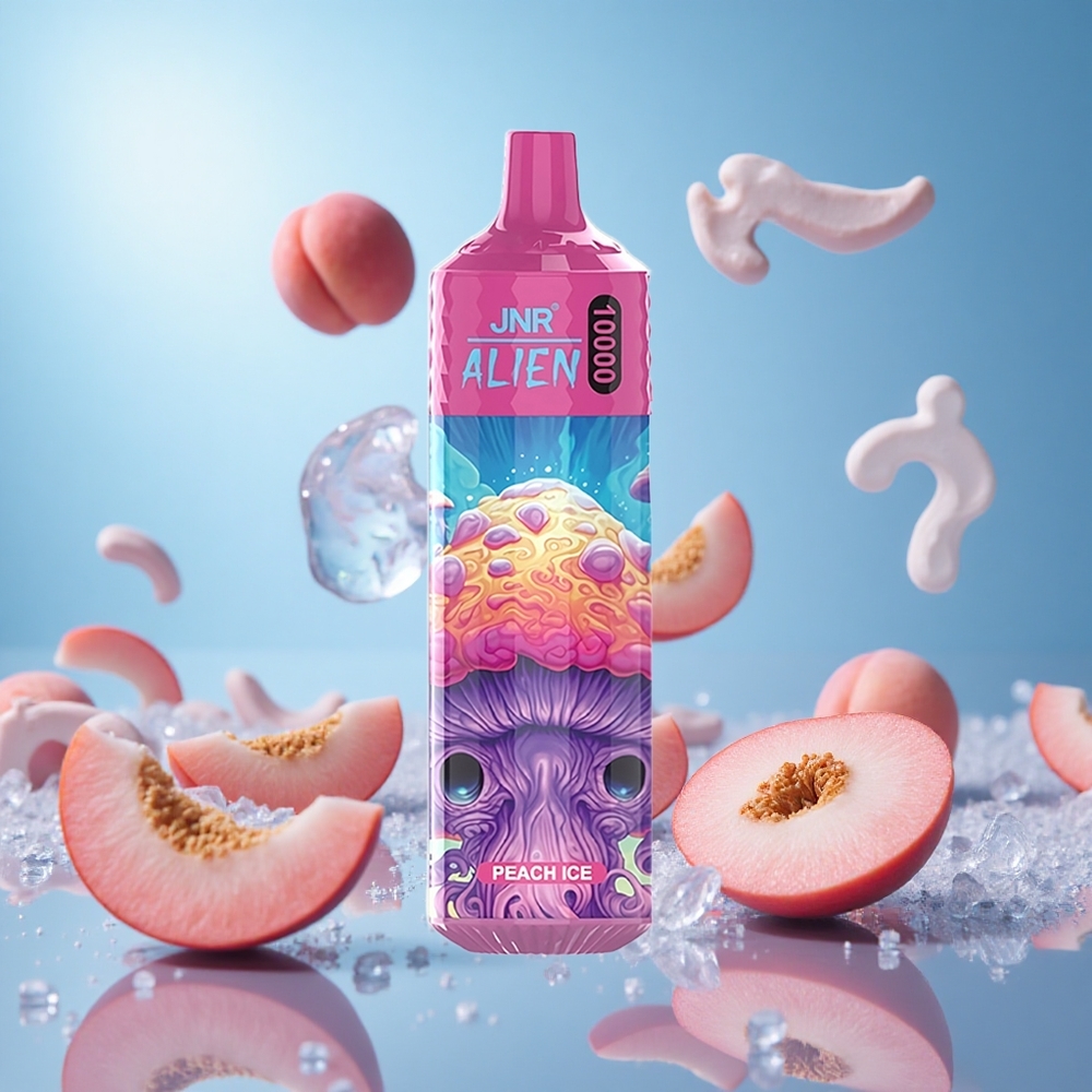 JNR Alien 10000 Puffs 850mAh Batterikapacitet Persika is partihandel Sverige