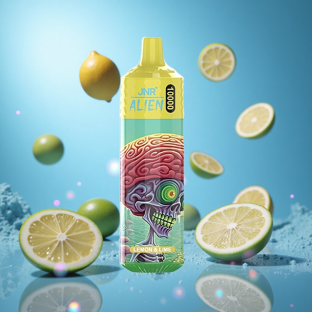 JNR Alien 10000 Puffs Citron & Lime 850mAh Batterikapacitet LED (RGB) partihandel Sverige