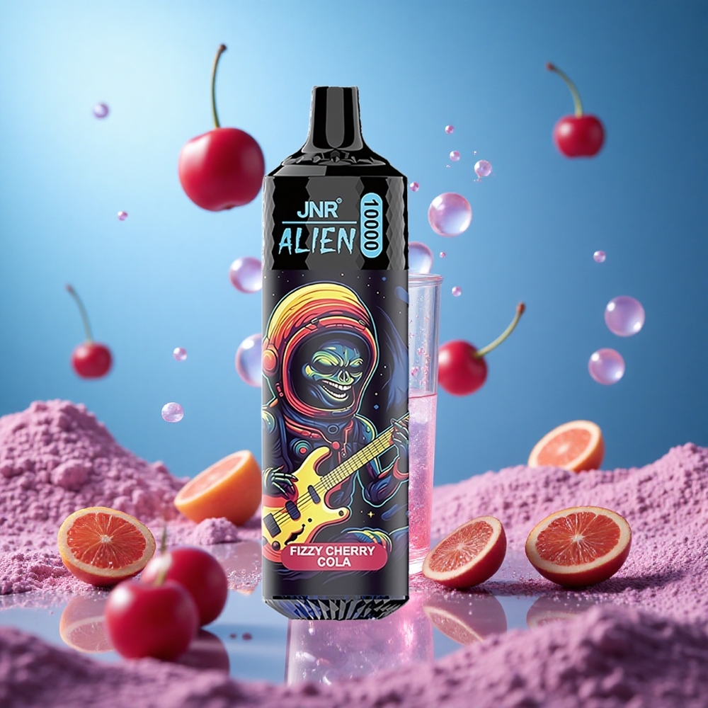 JNR Alien 10000 Puffs Fizzy Körsbär Cola 850mAh Batterikapacitet 20ml E-vätska partihandel Sverige