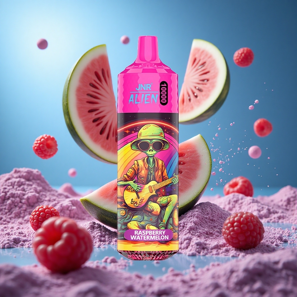 JNR Alien 10000 Puffs Hallon Vattenmelon 850mAh Batterikapacitet Type-C Snabbladdning partihandel Sverige