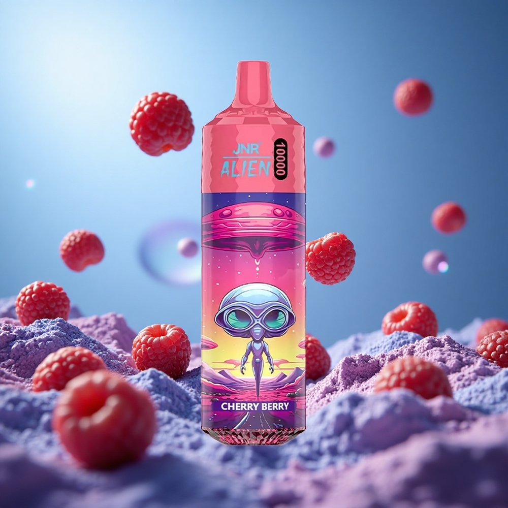 JNR Alien 10000 Puffs Körsbär Bär 850mAh Batterikapacitet 20ml E-vätska partihandel Sverige