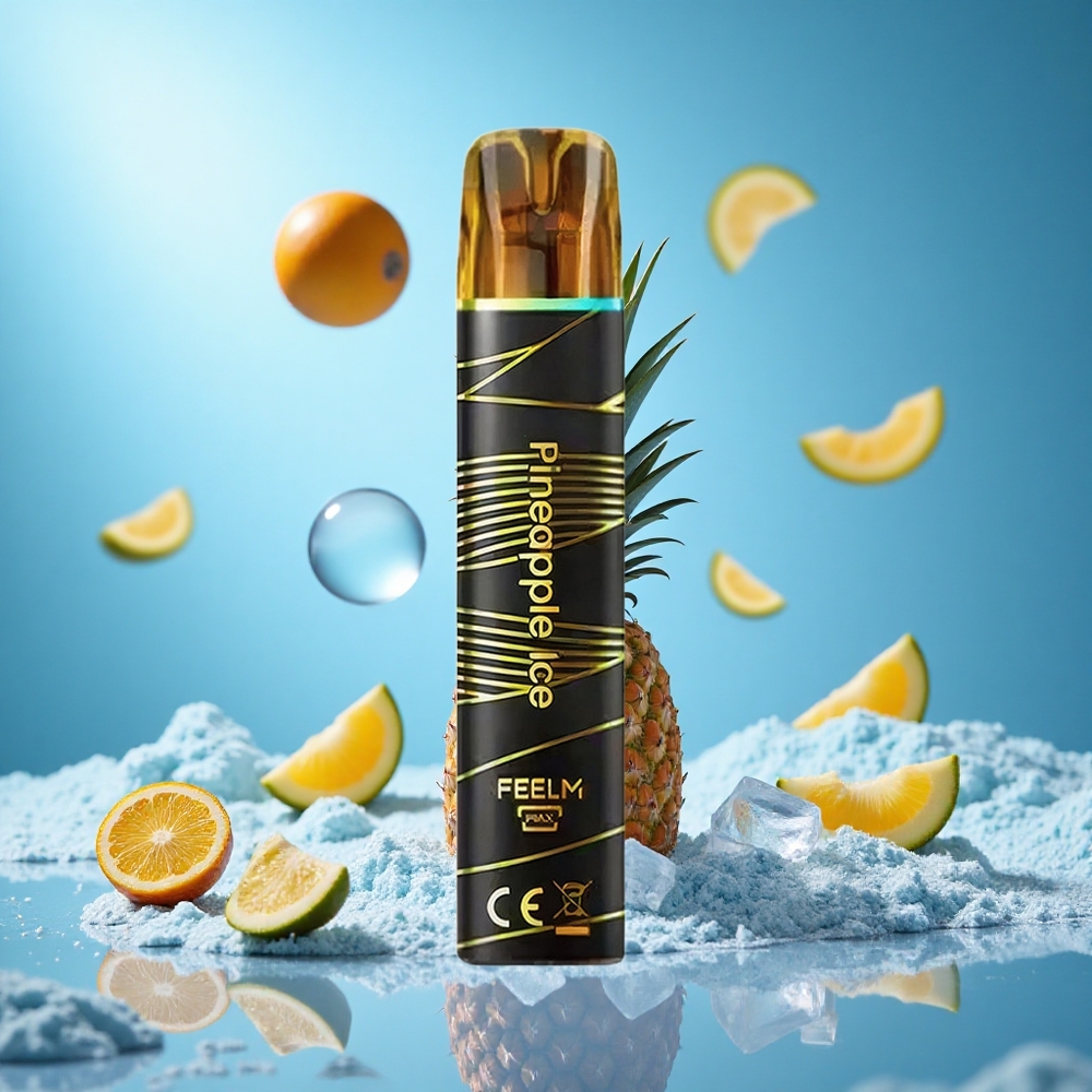 JNR Black&Golden 800 Puffs Ananas Is 550mAh Batterikapacitet partihandel Sverige