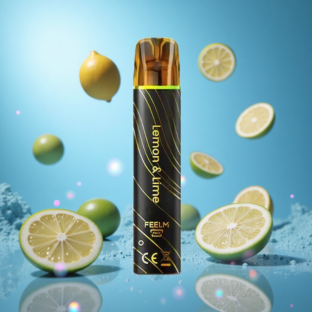 JNR Black&Golden 800 Puffs Citron & Lime 550mAh Batterikapacitet 2ml E-Vätskekapacitet partihandel Sverige