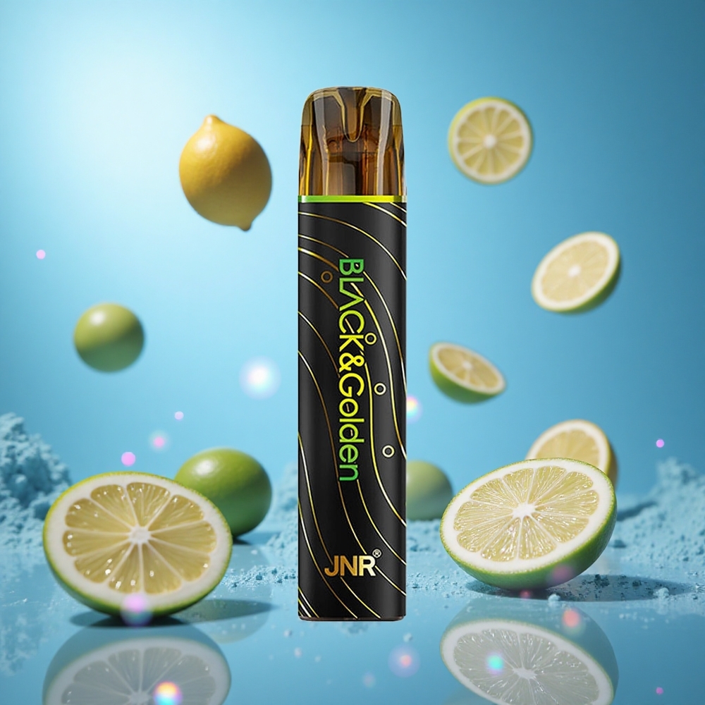 JNR Black&Golden 800 Puffs Citron & Lime 550mAh Batterikapacitet 2ml E-Vätskekapacitet partihandel Sverige