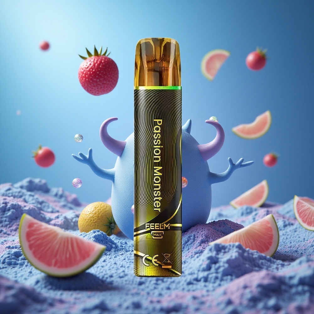 JNR Black&Golden 800 Puffs Passion Monster 550mAh Batterikapacitet partihandel Sverige