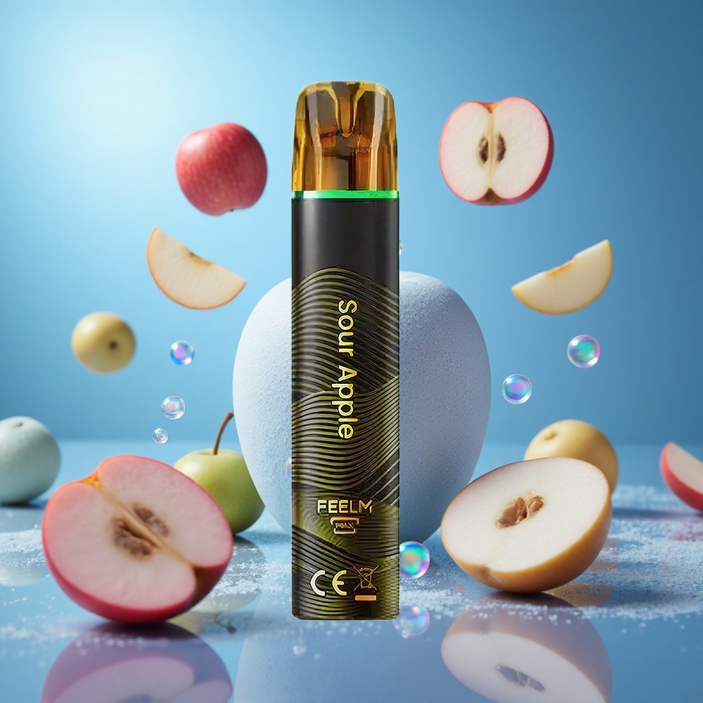 JNR Black&Golden 800 Puffs Sur Äpple 550mAh Batterikapacitet 2ml E-vätska Kapacitet partihandel Sverige