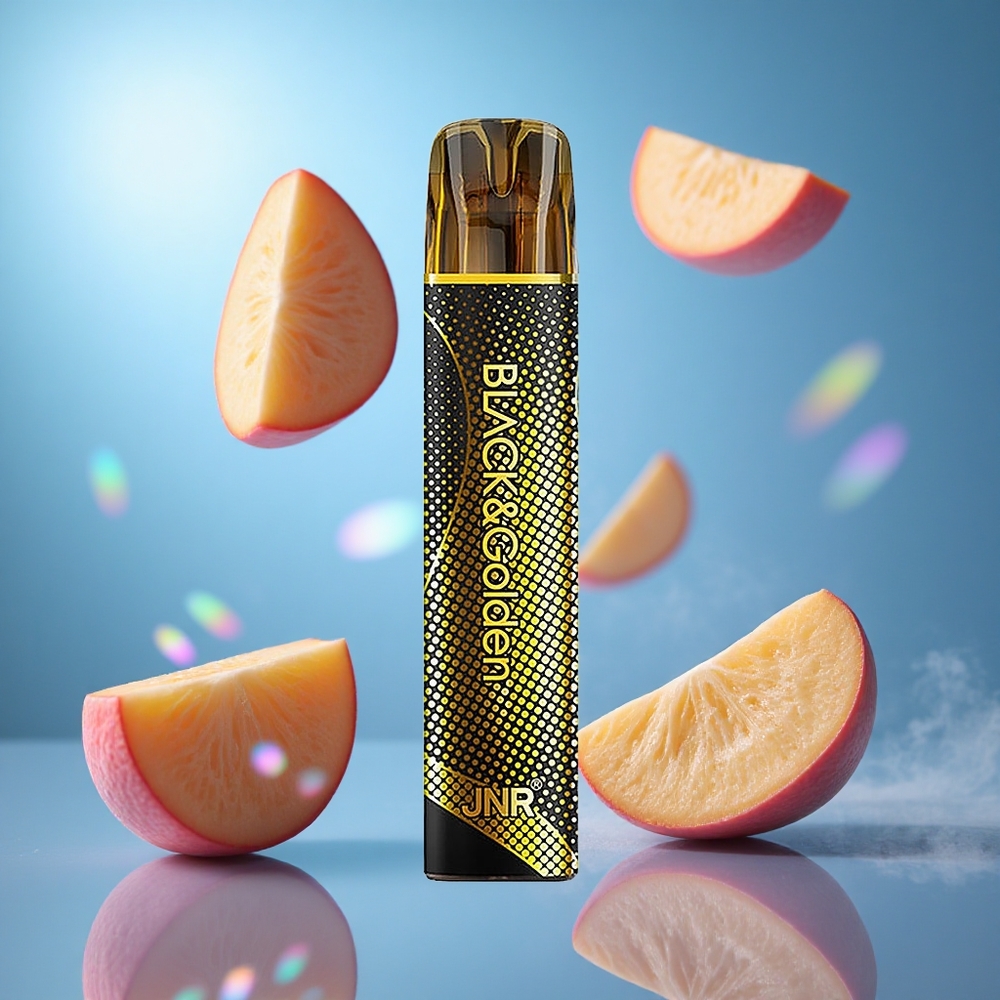 JNR Black&Golden 800 Puffs Triple Mango 550mAh Batterikapacitet 2ml E-Vätskekapacitet partihandel Sverige