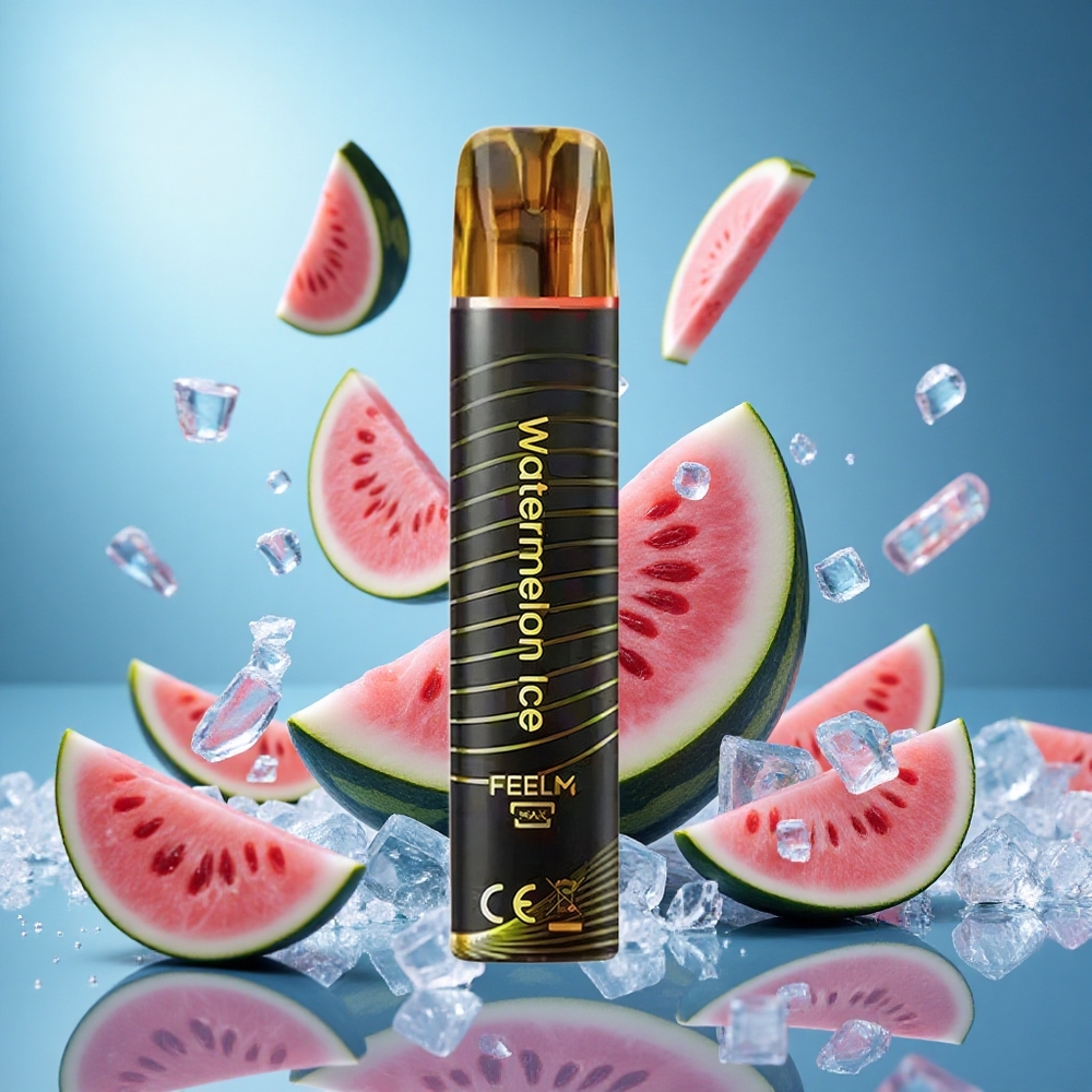 JNR Black&Golden 800 Puffs Vattenmelon Is 550mAh Batterikapacitet 2ml E-Vätskekapacitet partihandel Sverige