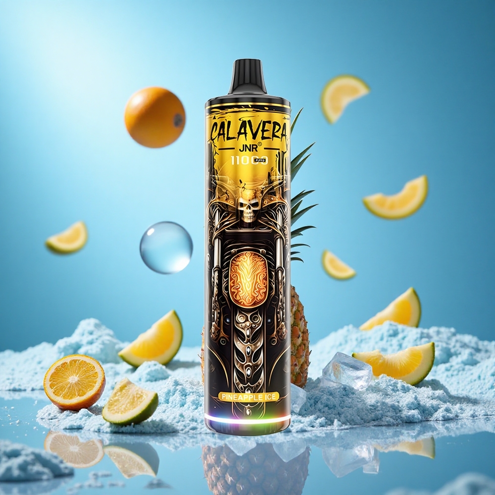 JNR Calavera 11000 Puffs Engångsvape Ananas Is 850 mAh Batterikapacitet 21ml E-Vätskekapacitet partihandel Sverige