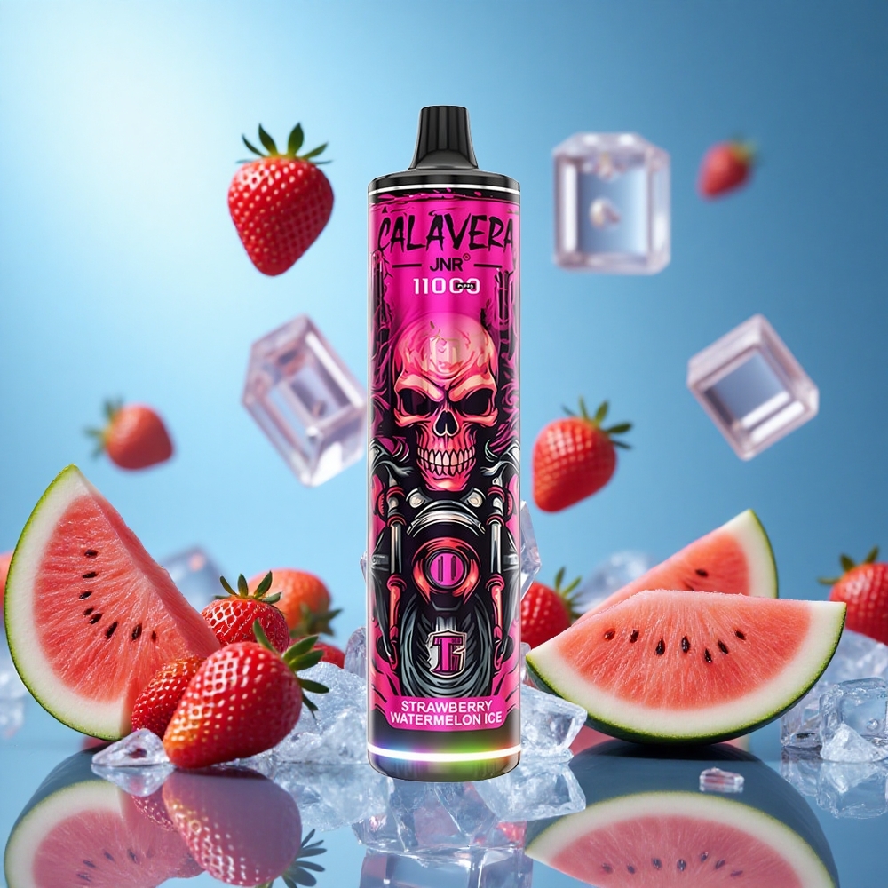 JNR Calavera 11000 Puffs Jordgubb Vattenmelon Is 21ml E-Liquid Kapacitet 850 mAh Batterikapacitet partihandel Sverige