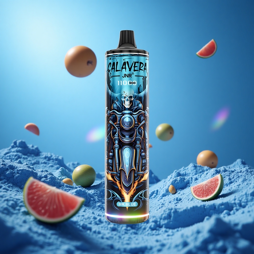 JNR Calavera 11000 Puffs Mr Blå 850 mAh Batterikapacitet 21ml E-Lagringskapacitet partihandel Sverige