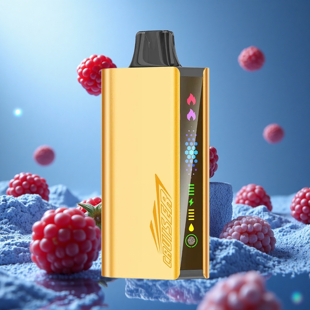 JNR Cruiser 12000 Puffs Björnbärsfläkt Inbyggd 3500 mAh Batteri Full-Metal Aluminium Kropp partihandel Sverige