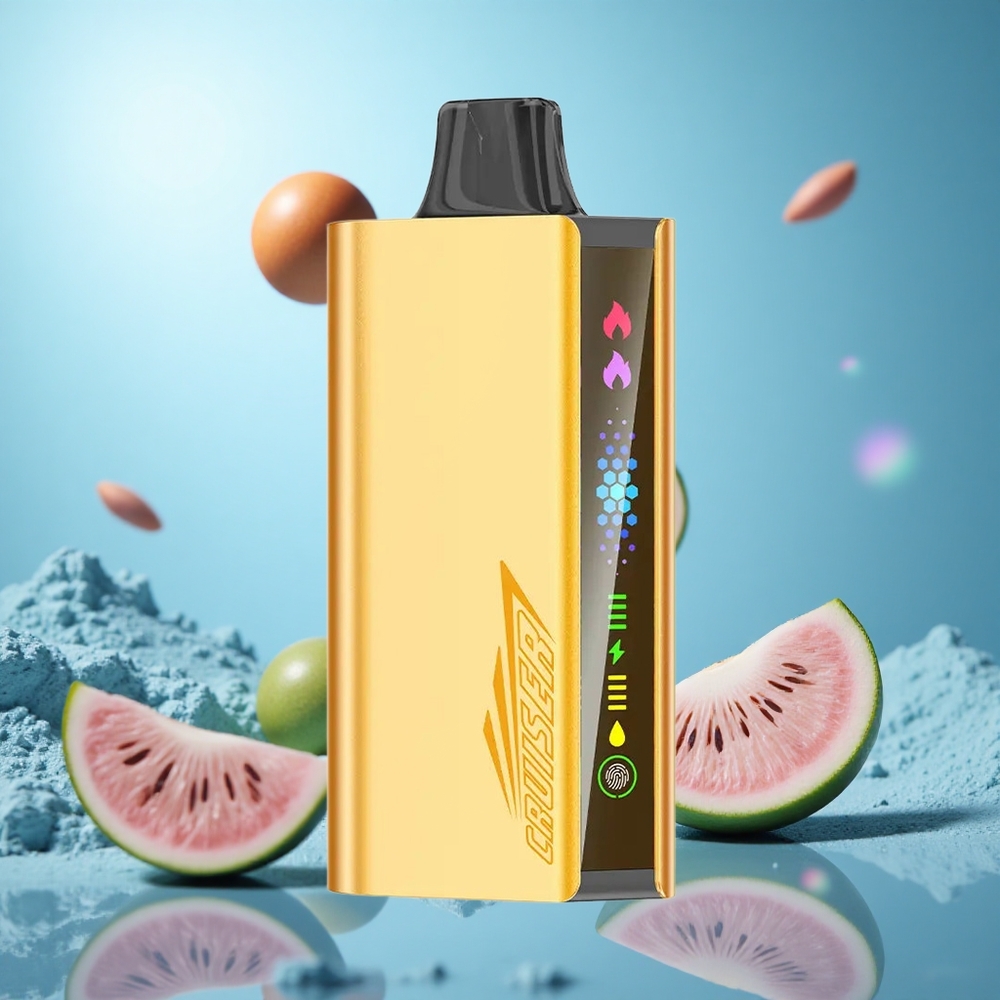 JNR Cruiser 12000 Puffs Kylmynta Inbyggd 3500 mAh Batteri Full-Metal Aluminiumkropp partihandel Sverige