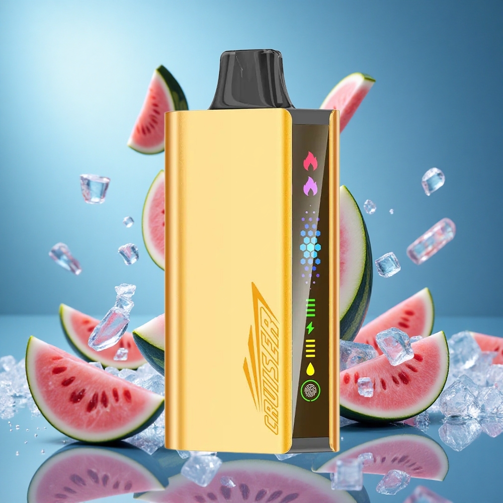 JNR Cruiser 12000 Puffs Vattenmelon Is No-Charge Engångsvape 3500 mAh Inbyggt Batteri 50mg/mL Nikotinstyrka partihandel Sverige