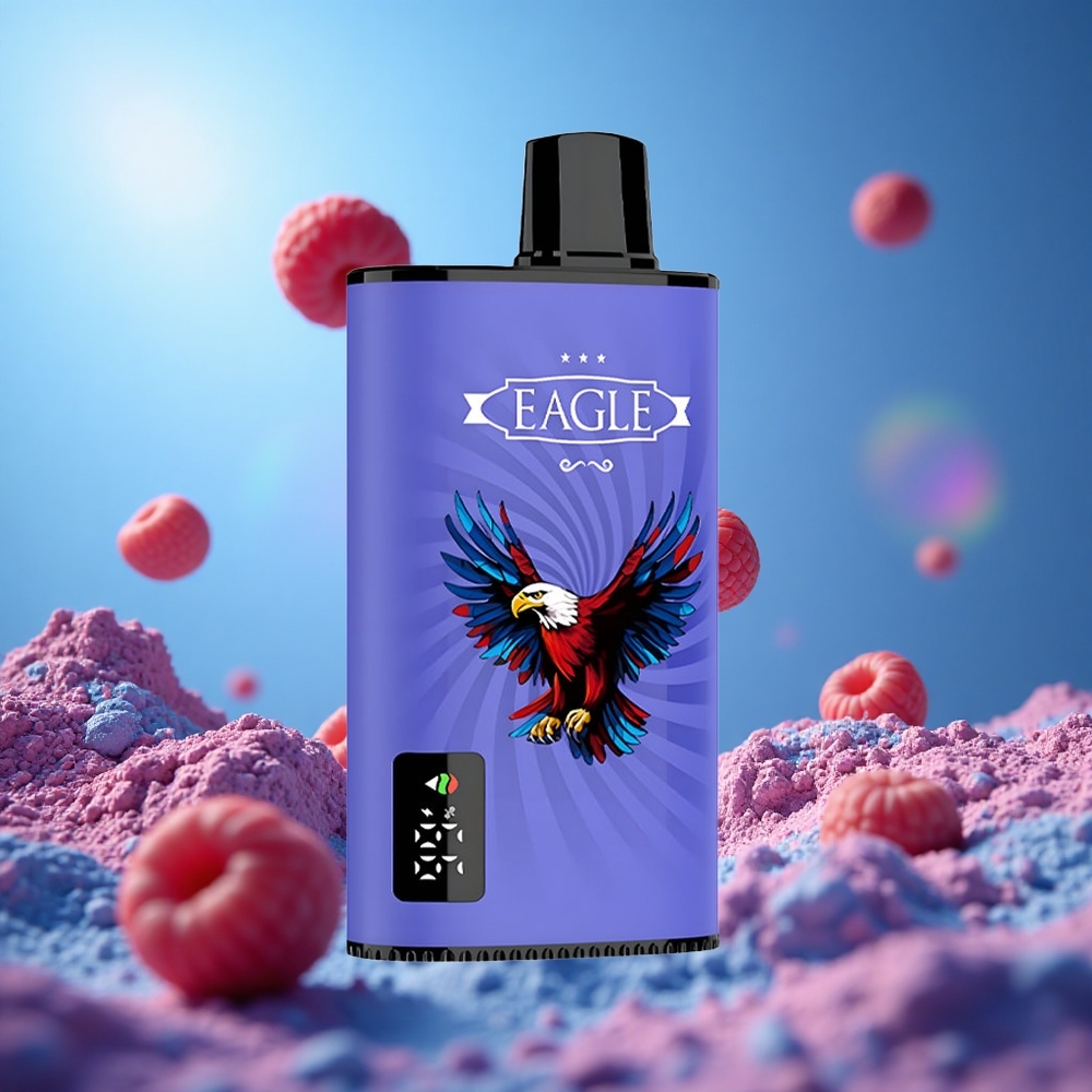 JNR EAGLE Smart 23000 Puffs Blå Hallon Körsbär med Digital Skärm & Justerbar Luftflöde partihandel Sverige