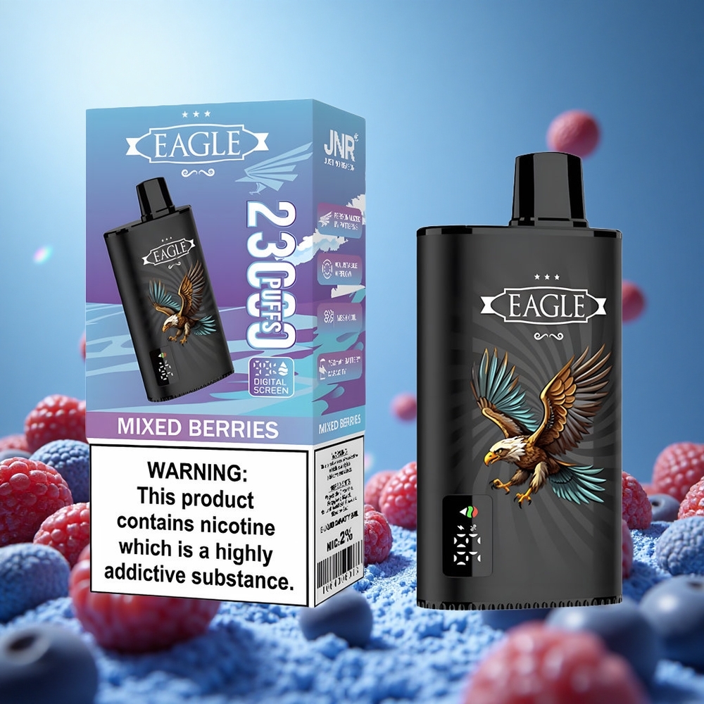 JNR EAGLE Smart 23000 Puffs Blandade Bär Digital Skärm Justerbar Luftflöde partihandel Sverige