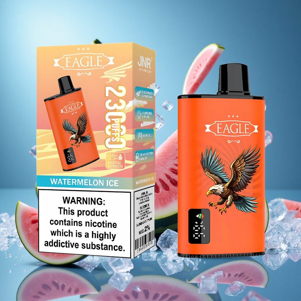 JNR EAGLE Smart 23000 Puffs Vattenmelon Is Digital Skärm Justerbar Luftflöde partihandel Sverige