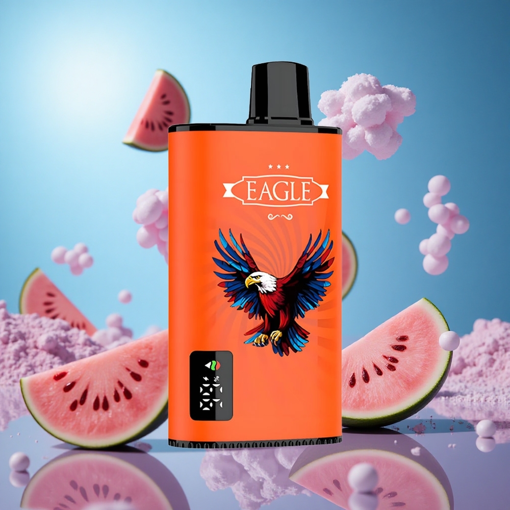 JNR EAGLE Smart 23000 Puffs Vattenmelonsmällkaramell med Digital Skärm och Justerbar Luftflöde partihandel Sverige