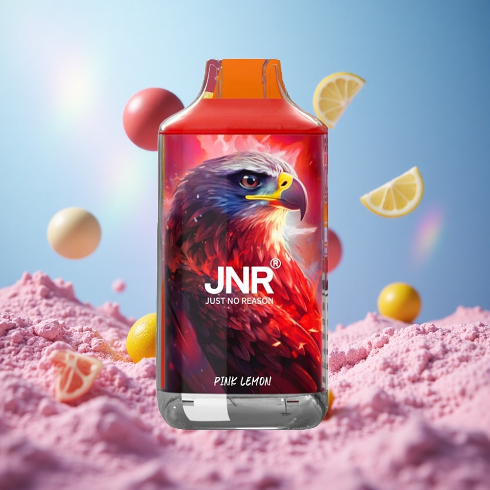 JNR Falcon 16000 Puffs Dual Mesh Coil Rosé Citron Type C & Lightning partihandel Sverige