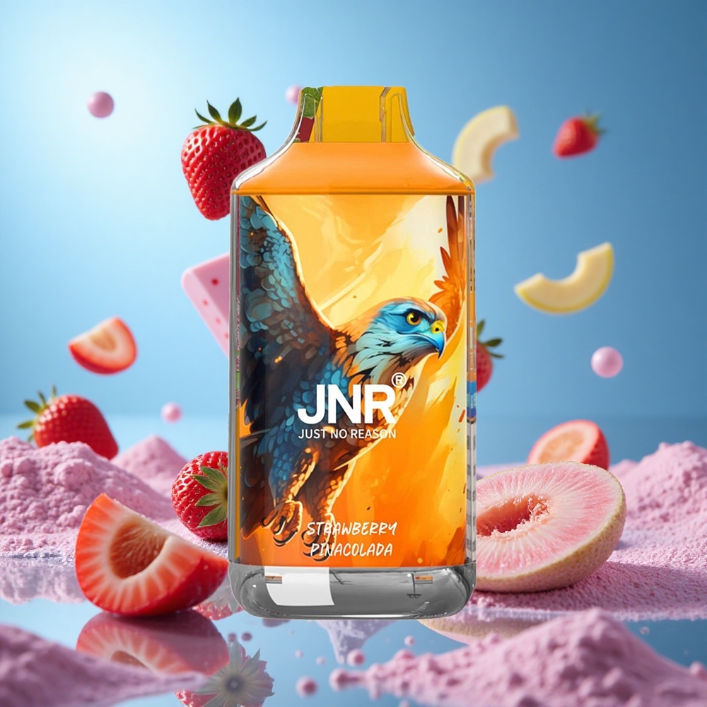 JNR Falcon 16000 Puffs Jordgubb Pina Colada 850 mAh Batterikapacitet 22ml E-vätskekapacitet partihandel Sverige