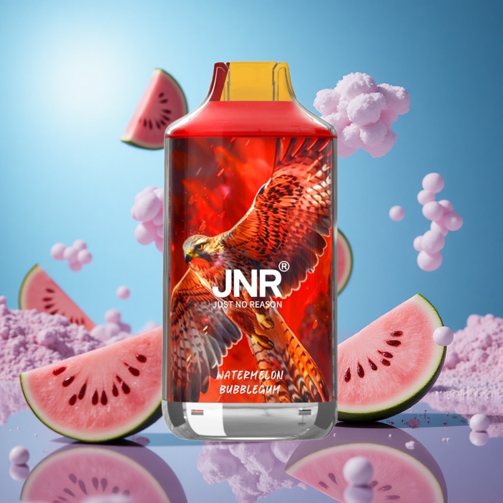JNR Falcon 16000 Puffs Vattenmelon Tuggummi 850 mAh Batteri 22ml E-vätska partihandel Sverige