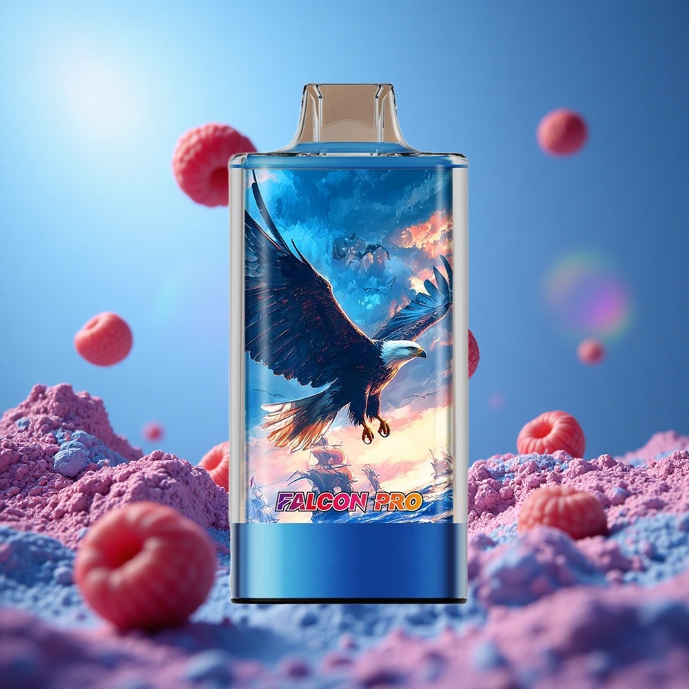 JNR Falcon Pro 28000 Puffs Blå Hallon Körsbär 30ml Förfylld Kapacitet 950mAh Batterikapacitet partihandel Sverige