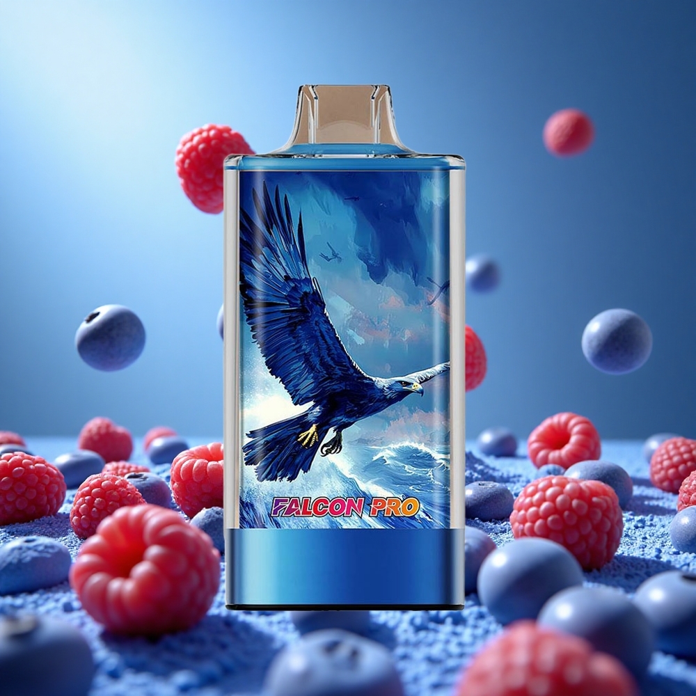 JNR Falcon Pro 28000 Puffs Blåbär Sur Hallon 30ml Förfylld Kapacitet 5% Nikotin styrka partihandel Sverige