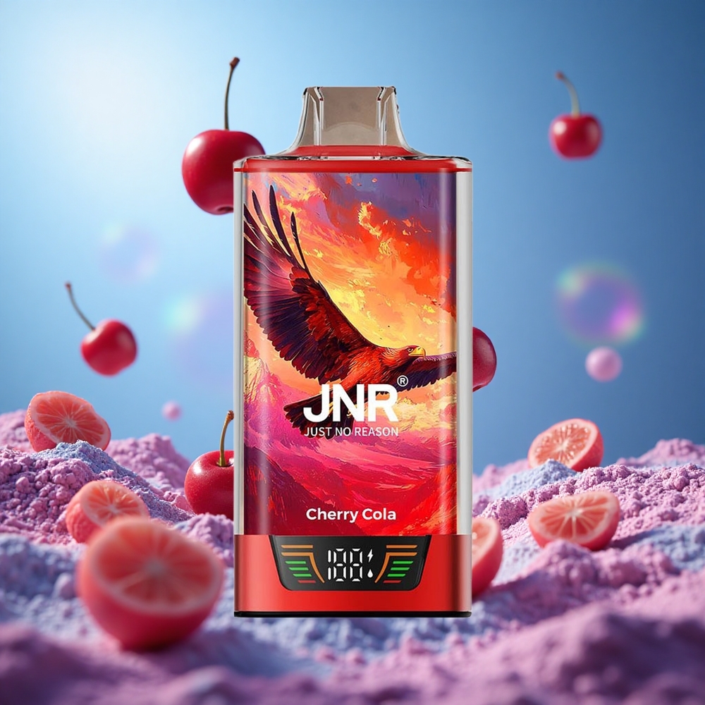 JNR Falcon Pro 28000 Puffs Cherry Cola 30ml Förfylld Kapacitet 950mAh Batteri Kapacitet partihandel Sverige