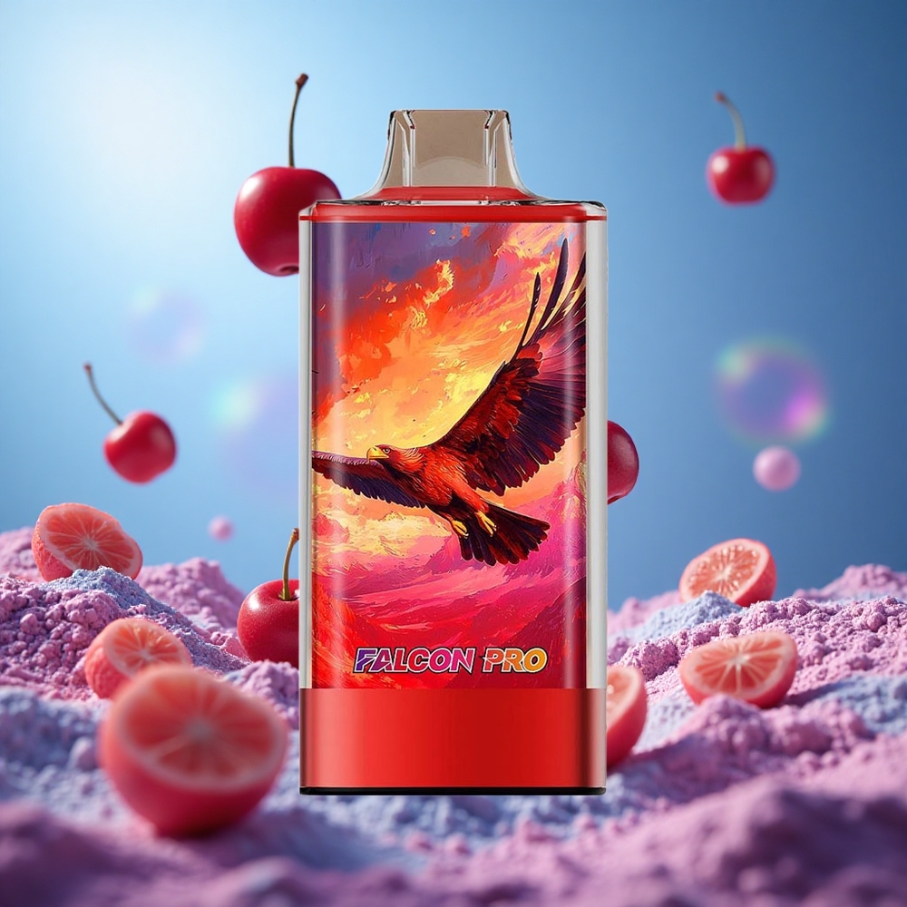 JNR Falcon Pro 28000 Puffs Cherry Cola 30ml Förfylld Kapacitet 950mAh Batteri Kapacitet partihandel Sverige