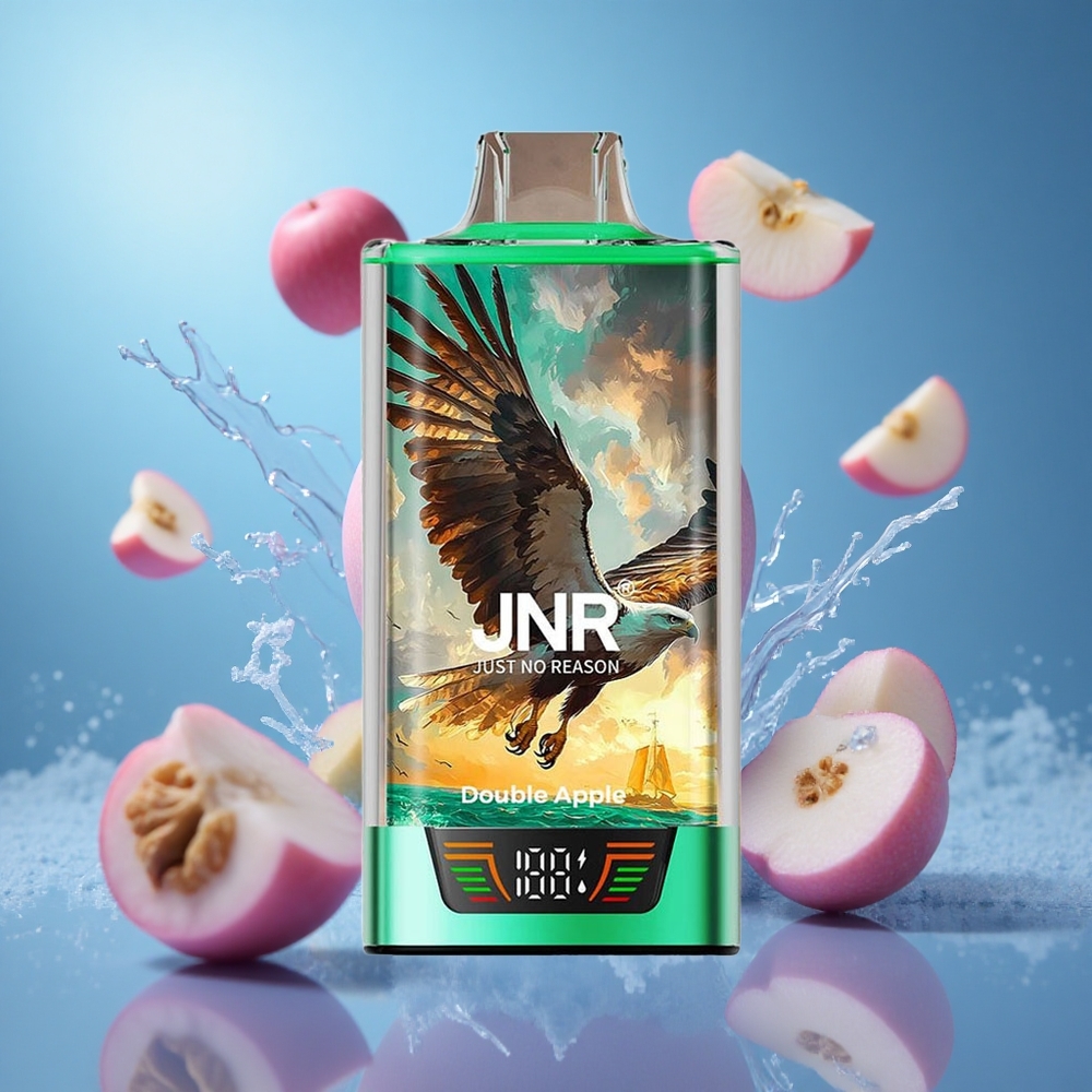 JNR Falcon Pro 28000 Puffs Dubbel Äpple 30ml Förfylld Kapacitet 5% Nikotinstyrka partihandel Sverige