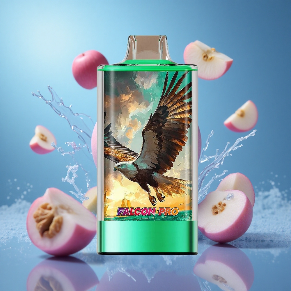 JNR Falcon Pro 28000 Puffs Dubbel Äpple 30ml Förfylld Kapacitet 5% Nikotinstyrka partihandel Sverige