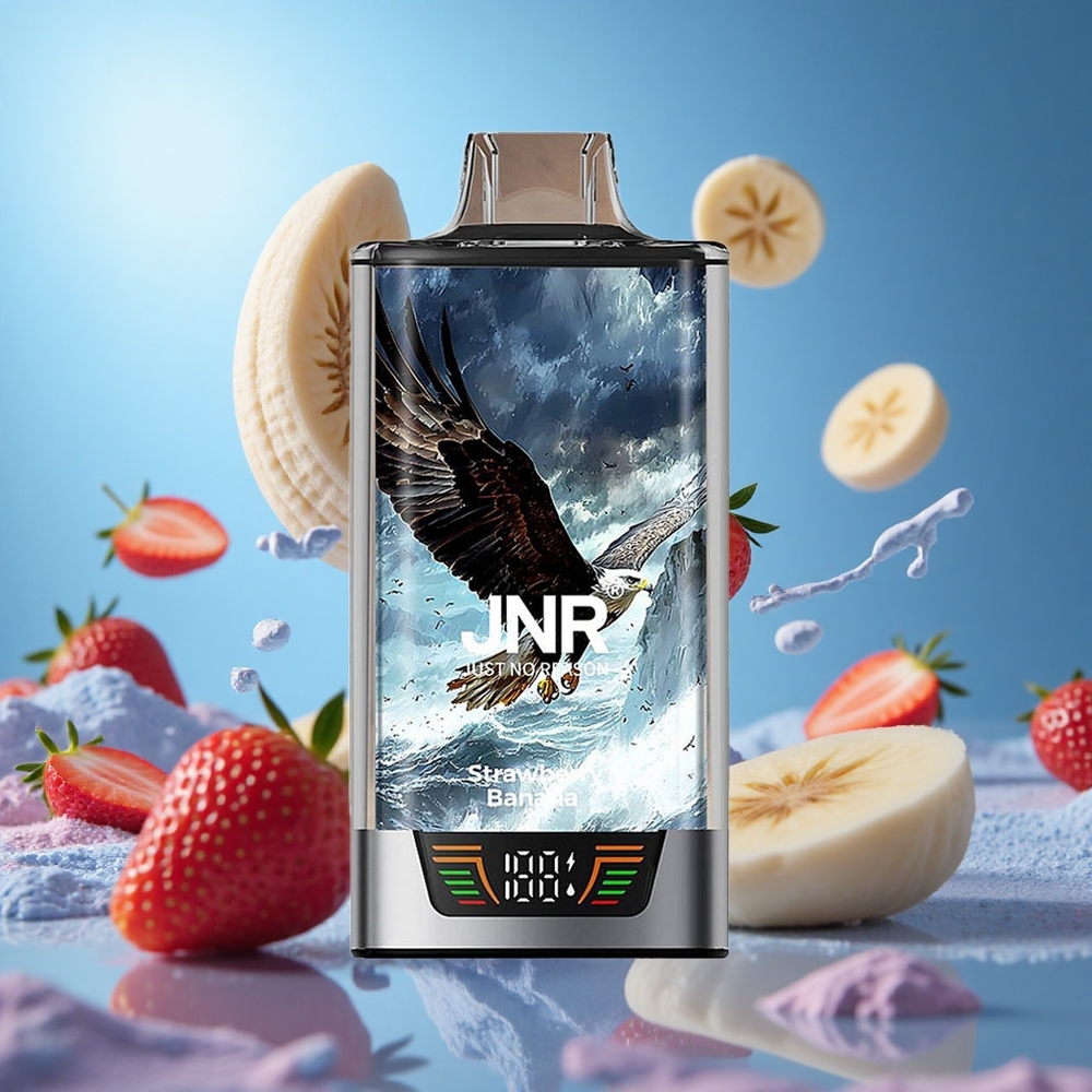 JNR Falcon Pro 28000 Puffs Jordgubb Banan 30ml Förfylld Kapacitet 5% Nikotinstyrka partihandel Sverige