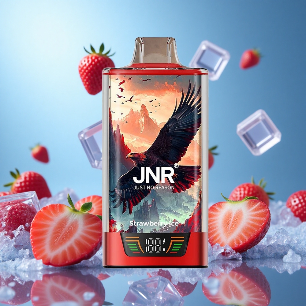 JNR Falcon Pro 28000 Puffs Jordgubb Is 30ml Förfylld Kapacitet 950mAh Batteri Kapacitet partihandel Sverige