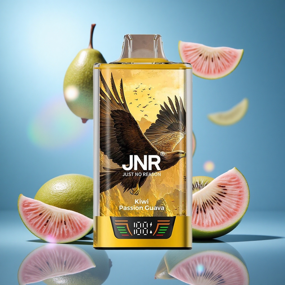 JNR Falcon Pro 28000 Puffs Kiwi Passionfrukt Guava 30ml Fylld Kapacitet 5% Nikotinstyrka partihandel Sverige