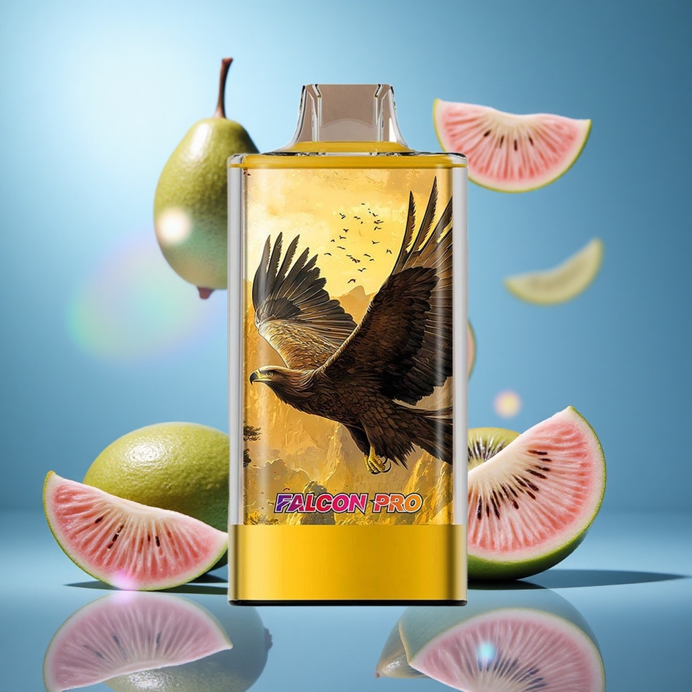 JNR Falcon Pro 28000 Puffs Kiwi Passionfrukt Guava 30ml Fylld Kapacitet 5% Nikotinstyrka partihandel Sverige