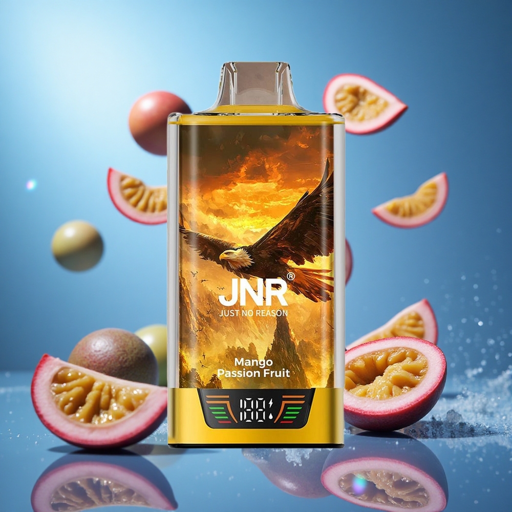 JNR Falcon Pro 28000 Puffs Mango Passionsfrukt 30ml Förfylld Kapacitet USB Type-C partihandel Sverige