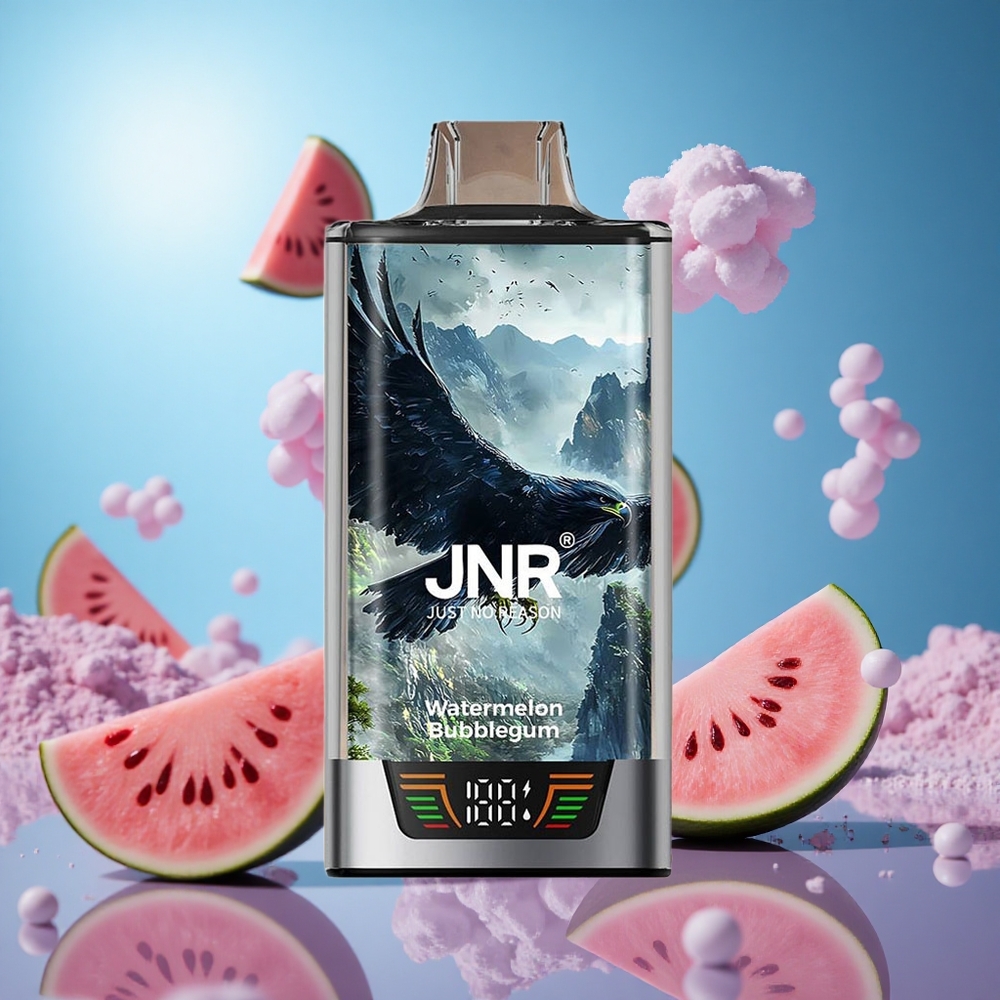 JNR Falcon Pro 28000 Puffs Vattenmelon Tuggummi 30ml Förfylld Kapacitet 950mAh Batteri partihandel Sverige