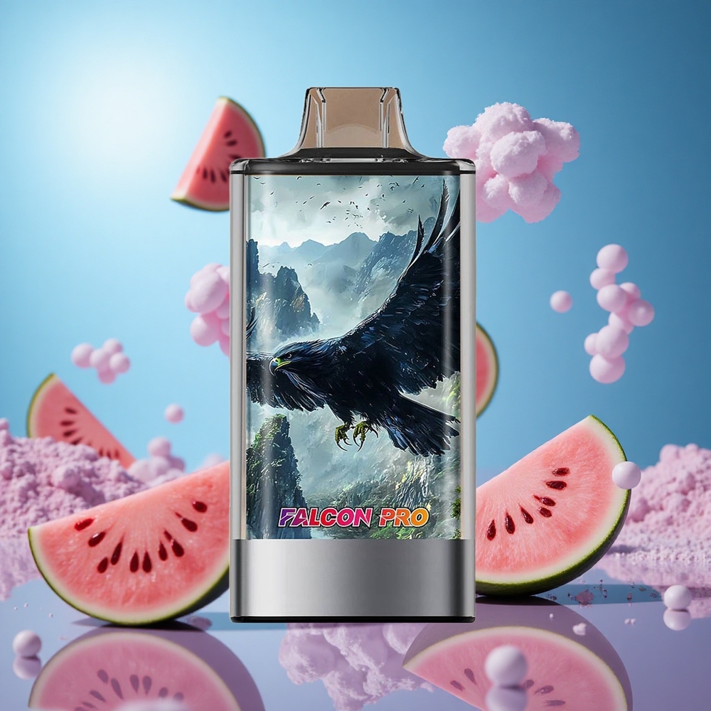 JNR Falcon Pro 28000 Puffs Vattenmelon Tuggummi 30ml Förfylld Kapacitet 950mAh Batteri partihandel Sverige