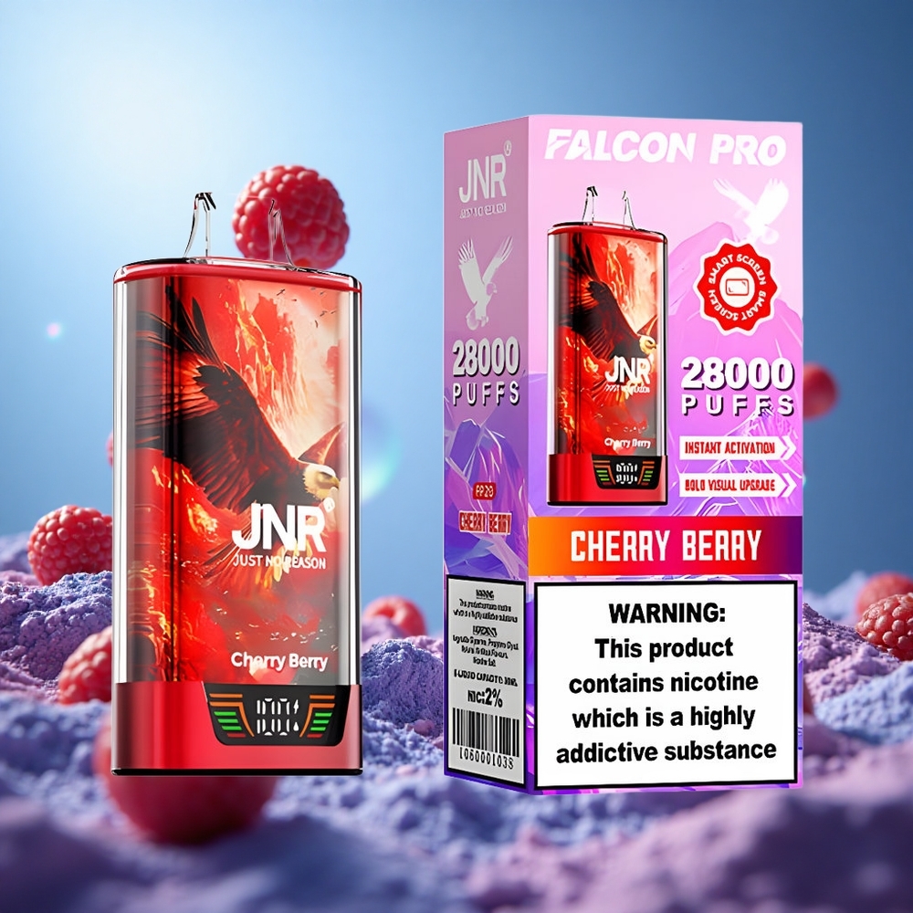 JNR Falcon Pro 28000 blossbär 30ml förfylld kapacitet 950mAh batterikapacitet partihandel Sverige