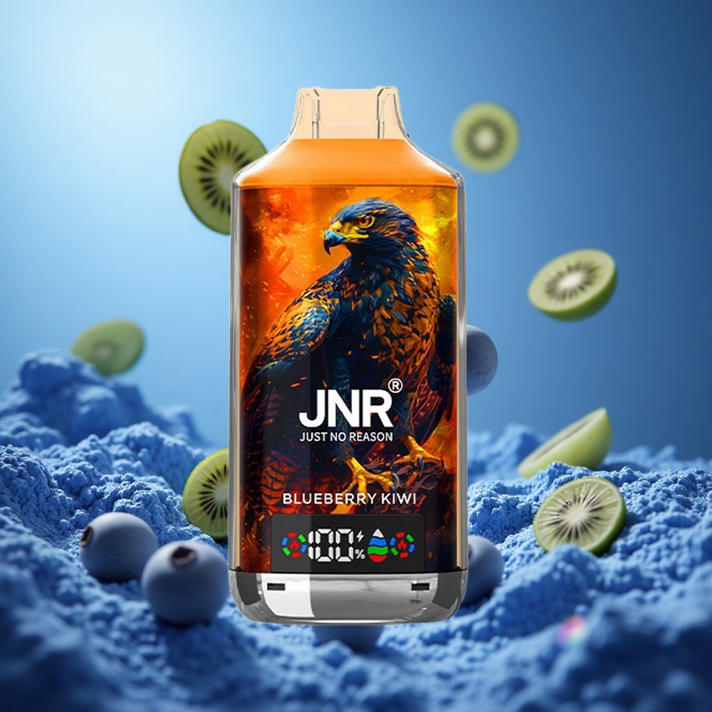 JNR Falcon X 18000 Puffs Blåbär Kiwi 750mAh Batterikapacitet 24ml E-vätskekapacitet partihandel Sverige